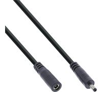 InLine® Cavo di prolunga DC maschio/femmina 3,5 x 1,35 mm, AWG 18, nero, 3 m