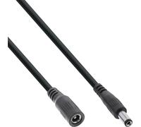 InLine® Prolunga DC Maschio/Femmina 5,5 x 2,5 mm AWG 18 Nero 3 m