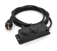Cavo prolunga edilizia 2 vie 16A 230V H05RR-F 2OW16022