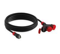 Cavo prolunga edilizia 3 prese z/u 25m/H05RR-F 3x1,5 W-01176