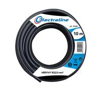CAVO PROLUNGA H05VV F 3G25 MM 10 METRI NERO RESISTENTE ISOLATO FLESSIBILE USO EL