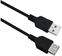Cavo prolunga Helos, USB 2.0 A maschio/A femmina, 3,0 m, nero