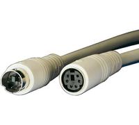 CAVO PROLUNGA MINIDIN PS2 CONNETTORI 6 POLI MASCHIO/FEMMINA MT.3 NEW