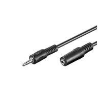 Cavo Stereo Jack 3.5 Mm. Prolunga Scheda Audio Per Cuffie/Casse Maschio/Femmina Mt. 10