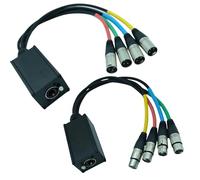 Cavo Prolunga Per Ricevitore Multi-reti Connettore Femmina XLR A 4 A 3 Pin Per Illuminazione Sonora Da Palco Extender Ethernet