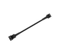 Cavo prolunga per ventola a 4 pin con protezioni in rete nylon e controlli velocità Cavo ventola controllo velocità compatibile con universali