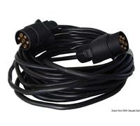 CAVO PROLUNGA RIMORCHIO DA 7 MT CON DUE SPINE 7 POLI- BARCA CAMPER GOMMONE