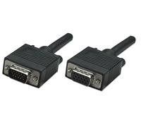 Cavo prolunga SVGA HD15 M/F 10m schermato - Manhattan ICOC SVGA-A-10
