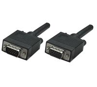 Cavo prolunga SVGA HD15 M/F 3m schermato - Manhattan ICOC SVGA-A-3