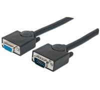 Cavo prolunga SVGA M/F 15m schermato Manhattan ICOC SVGA-A-15