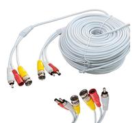 CAVO PROLUNGA TELECAMERA RCA BNC AUDIO VIDEO ALIMENTAZIONE 10 20 30 50 METRI