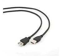 Cavo Gembird USB 2.0 AM/AF maschio/femmina prolunga 3 m nero