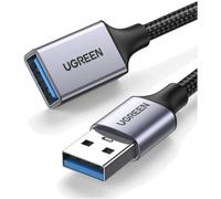 Cavo Prolunga USB 3.0 0.5m UGREEN, alta velocità, Nylon, maschio-femmina