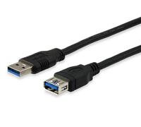 Equip 128398 cavo USB 2 m USB 3.2 Gen 1 3.1 Gen 1 USB A Nero