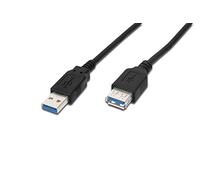Digitus Cavo prolunga USB 3.0 Tipo A Maschio-Femmina 1,8 m Nero