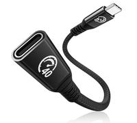 Cavo Prolunga USB 4 240W 0.6M, Cavo Thunderbolt 4 & USBC Maschio a Femmina | 40Gbps Tipo C PD 3.1 Ricarica Rapida, Video 8K@60Hz/4K@60 Hz per iPhone 17 16, MacBook Air, Galaxy S26 S25, Pixel 10