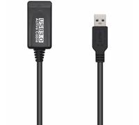AISENS A105-0525 Cavo USB 3.0 prolunga con amplificatore, tipo A/M-A/H, nero, 5,0 m