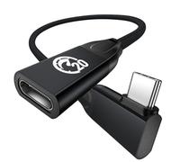 Cavo Prolunga USB C 240W 30CM, Cavo Prolunga Angolare USB C 3.2 Gen 2 20 Gbps, Cavo da 90 Gradi Tipo C Maschio a Femmina, Video 5K@60Hz/4K@144Hz, per iPhone 17 16 15, Galaxy S26 S25, MacBook, iPad