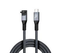 Cavo Prolunga USB C ad Angolo Retto, 1m 40Gbps 240W PD Ricarica Rapida Cavo Prolunga USB C 3.2 Video 5K/4K 60Hz Trasferimento Dati Veloce Ampiamente Compatibile con iPhone Macbook iPad Samsung
