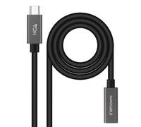 Cavo Prolunga USB-C NANOCABLE 10.01.4400 Nero 50 cm [1 Unità]