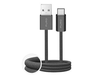 CAVO PURO PUCAC10WFABK415MTDGR - USB-A a USB-C, 1,5 m, USB 2.0, CE