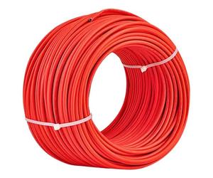 CAVO PV-4 SOLARE 4MM ROSSO MATASSA 100 MT -LED11418 V-TAC SOLAR