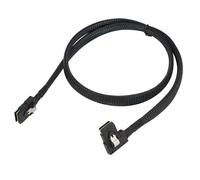 Cavo RAID dati con connettori mini SAS SFF-8087 ad angolo retto, compatto, resistente, antistrappo, ad alta larghezza di banda, a bassa inclinazione