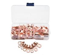 Cavo Rame Anello Morsetti Lug Saldatura Ricambio Parte Con Scatola 60pz