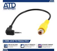 Cavo RCA 2.5Mm DVR Dash Retrocamera Ingresso AV Maschio Jack Giallo Adattatore