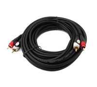 Cavo RCA 2 RCA 5 m maschio a maschio adattatore AV stereo nero