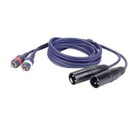 Cavo RCA DAP AUDIO FL263 2X RCA Male L/R > 2XLR /M 3 p. LUNGHEZZA 3 MT