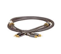 Dynavox Nero Linea Cavo Rca Stereo 1 Metri di Alta Qualità