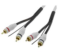 Cavo RCA-HQ2.500 spina RCA x2, controllo, su entrambi i lati 5 m 4CARMEDIA