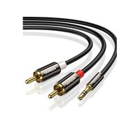 cavo RCA jack, cavo AUX, 3,5mm, audioconnettore, compatibile con TV, smartpho...