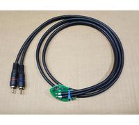 Cavo RCA schermato x Technics SL 1200 SL 1210 saldato 145 cm
