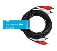 Cavo RCA stereo Vivanco, M-M, 5m, nero