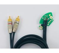 Cavo RCA Technics x SL 1200 1210 MK2 MK3 MK5 saldato 200 cm