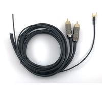 Cavo rca Thorens phono con massa, filo di terra ricambio giradischi 130 cm