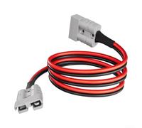 Cavo resistente 10AWG 1,5 m 50A per pannelli solari | Veloce per il design a scatto, meccanismo di blocco sicuro, impedisce lo scollegamento accidentale, sicuro per le barche