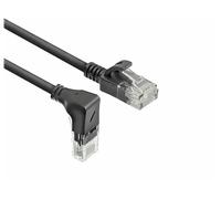 ACT Cavo di rete CAT6A ad angolo di 90° verso il basso, U/UTP LSZH, sottile 3,6 mm, cavo Ethernet flessibile con connettore RJ45, per l'uso in data center, 1,5 m, verso il basso DC3951