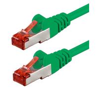 Goobay 95580 CAT 6 Cavo Patch di Rete S/FTP (PiMF), Verde, 1.5m Lunghezza