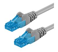 Cavo Rete Cat6A UTP 0,5m Grigio 10GBaseT - Goobay ICOC U6AG-005G