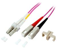 Cavo - Rete - Cavo Fibra Ottica Multimodale Om4 Sc/lc 50/125 3 M