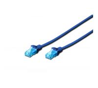 Cavo rete digitus cat.5e utp blu non schermato 50cm