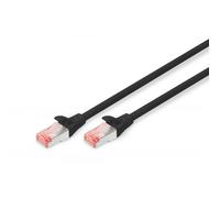 Digitus cavo di rete SFTP cat 6 doppia schermatura 50cm Nero