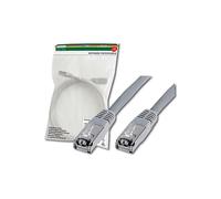 CAT 5e SF-UTP patch cord, Cu, PVC AWG 26/7, length 0.5 m, color grey