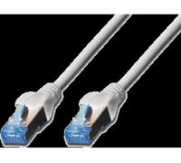 DIGITUS Cavo LAN Cat 5e - 2 m - Cavo di rete CCA con RJ45 - schermato SF/UTP - Compatibile con Cat-6 e Cat-5 - Grigio