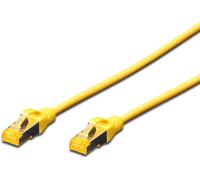 Cavo Rete S-Ftp Cat.6A Doppia Schermatura Lsoh Colore Giallo Mt. 15