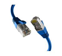 EFB-Elektronik - Cavo di rete CAT. 8 fino a 40 Gb - Cavo Ethernet LAN da 1 m con protezione antipiega - Trasmissione dati e alimentazione PoE - Connettore RJ45, schermatura S/FTP PIMF - blu