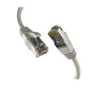 EFB-Elektronik - Cavo di rete CAT. 8 fino a 40 Gb - Cavo Ethernet LAN da 2 m con protezione antipiega - Trasmissione dati e alimentazione PoE - Connettore RJ45, schermatura S/FTP PIMF - Grigio